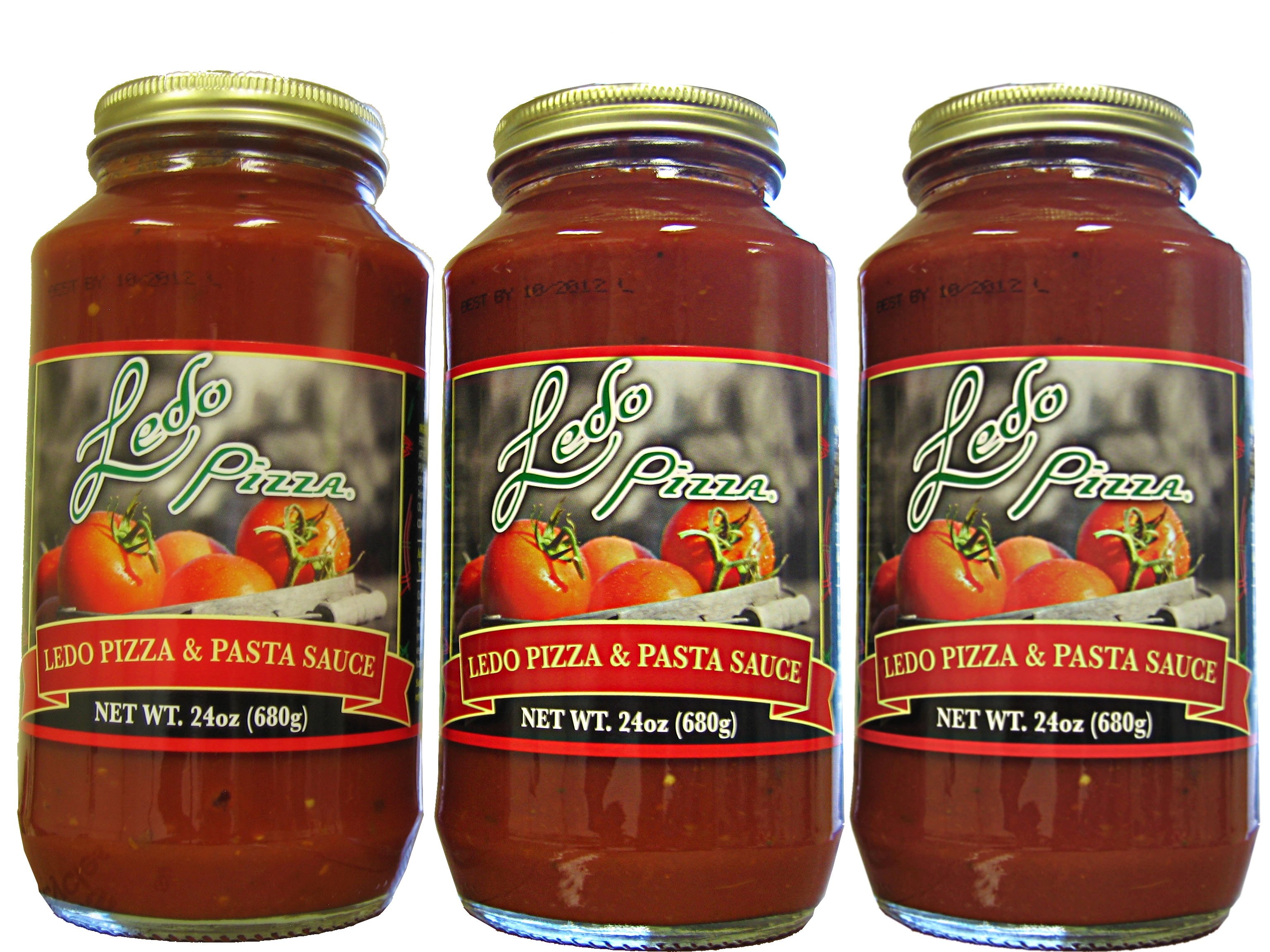 Photo of 3 Ledo Pizza Sauce Jars
