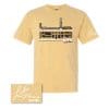 Vintage Ledo Pizza T-Shirt yellow